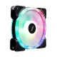 1ST PLAYER M1-D Black ARGB 3 FAN WITH CONTROLLER & HUB COMBO 