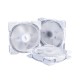 1ST PLAYER M1-D WHITE ARGB 3 FAN WITH CONTROLLER & HUB COMBO 