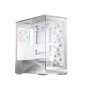 1STPLAYER GM7 ATX Mid Tower Gaming Casing Silver