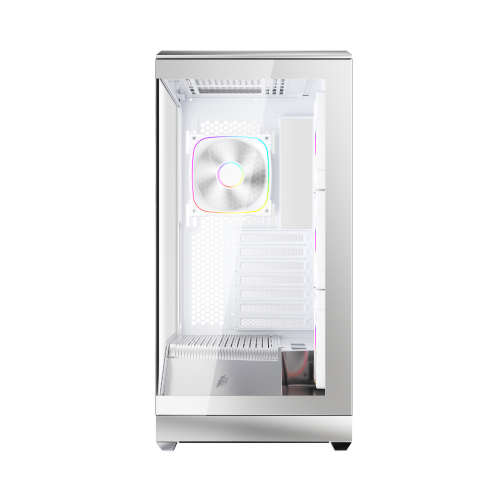 1STPLAYER GM7 ATX Mid Tower Gaming Casing Silver