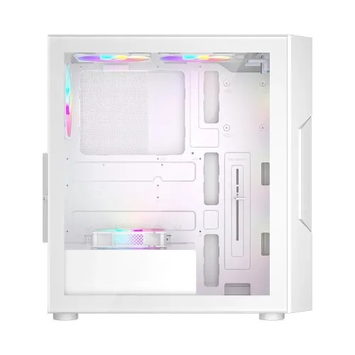 1STPLAYER T7 RGB ATX Mid Tower Gaming Casing White