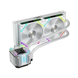 1STPLAYER X-240 ARGB Liquid CPU Cooler White