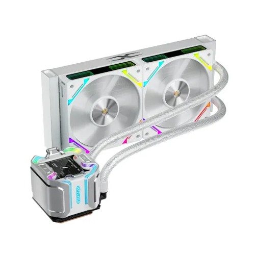 1STPLAYER X-240 ARGB Liquid CPU Cooler White