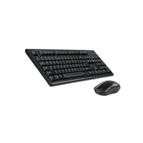 A4TECH 3000N Black Wireless Keyboard & Mouse Combo with Bangla
