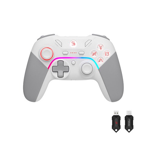 A4Tech Bloody GPW70 2.4G Wireless RGB Gaming Controller - White
