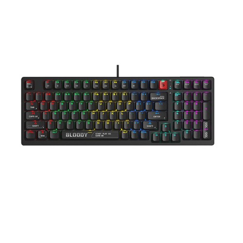 A4tech Bloody S98 BLMS Red Plus Switch RGB Mechanical Gaming Keyboard
