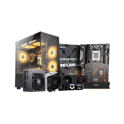 Budget pc-deal with AMD Ryzen 5 8400F Processor And MAXSUN Challenger B650M Wifi Motherboard
