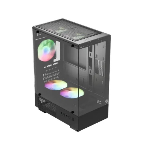ARS Snow J-330-1 ARGB Desktop Gaming Case Black
