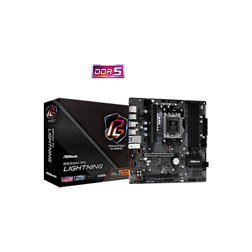 ASRock B650M PG Lightning AM5 Micro ATX Motherboard