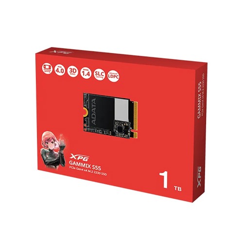 ADATA XPG GAMMIX S55 1TB PCIe Gen4 x4 M.2 2230 Solid State Drive