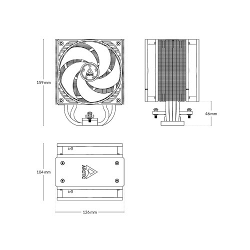 ARCTIC Freezer 36 CO Multi Compatible Tower CPU Cooler