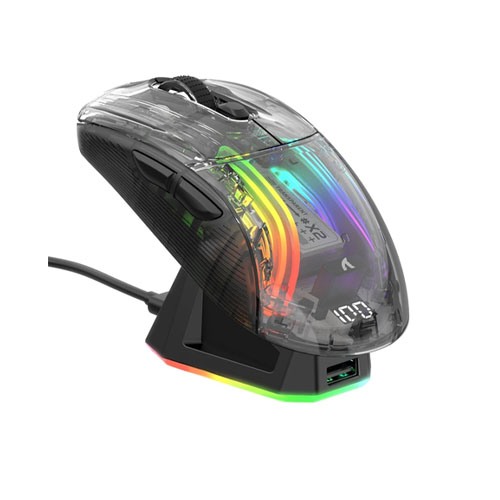Attack Shark X2 PRO with Charging Dock Tri-Mode Gaming Mouse
