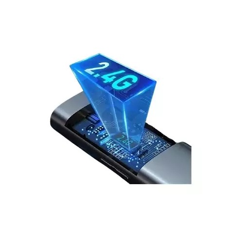 Baseus ACFYB-0G Orange Dot Wireless Presenter Red Laser Grey