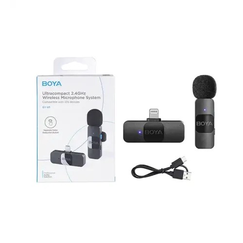 Boya BY-V1 V2.0 Ultracompact 2.4GHz Wireless Microphone
