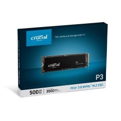 Crucial P3 500GB PCIe M.2 2280 SSD