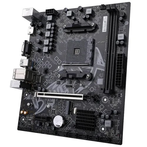 Colorful BATTLE-AX B450M-K M.2 V14 AM4 mATX DDR4 HDMI Gigabit LAN Motherboard