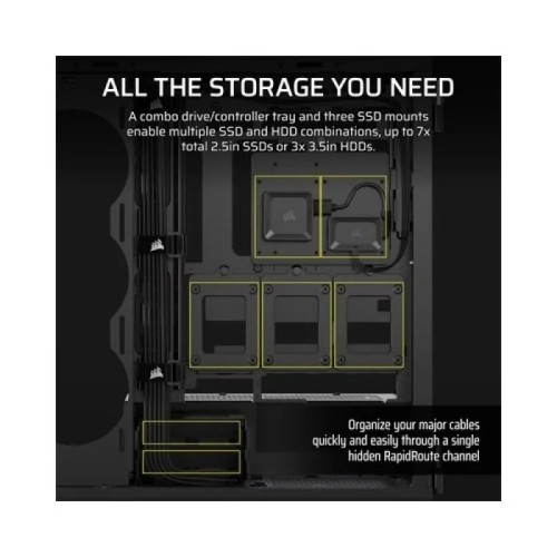 Corsair iCUE LINK 5000T LX RGB Mid-Tower High-Performance PC Case
