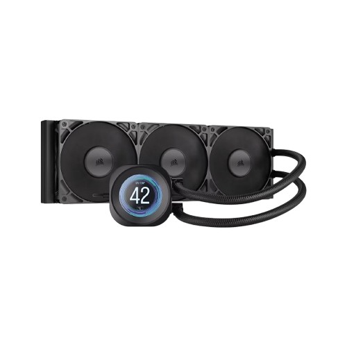 Corsair NAUTILUS 360 RS LCD Liquid CPU Cooler - Black