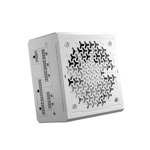 Corsair RM1000x 1000W PG5 80 PLUS Gold Certified Fully Modular Power Supply (White)