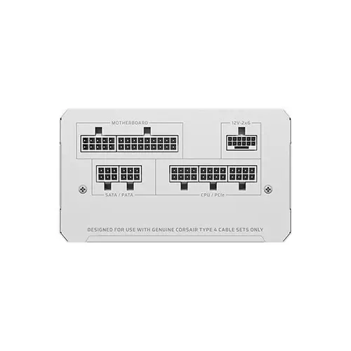 Corsair RMe Series RM750e 750W PG5 80 PLUS Gold Certified Fully Modular Power Supply (White)