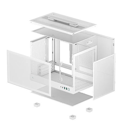 DeepCool CH160 WH Ultra-portable mini-ITX Case WHITE