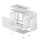 DeepCool CH160 WH Ultra-portable mini-ITX Case WHITE