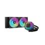 DEEPCOOL LE240 V2 ZERO DARK HIGH PERFORMANCE CPU LIQUID COOLER