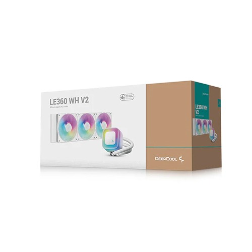Deepcool LE360 V2 White 360mm ARGB AIO Liquid Cooler 