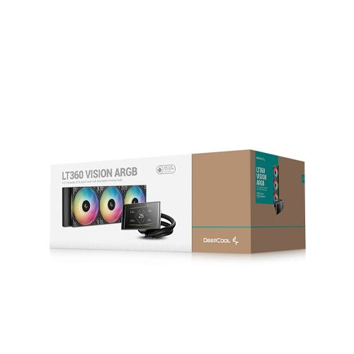 Deepcool LT360 VISION ARGB Liquid CPU Cooler with LCD Display