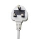 Deli CT703ES 3 Pin 4 Port 3 Meter Power Strip With Surge Protection