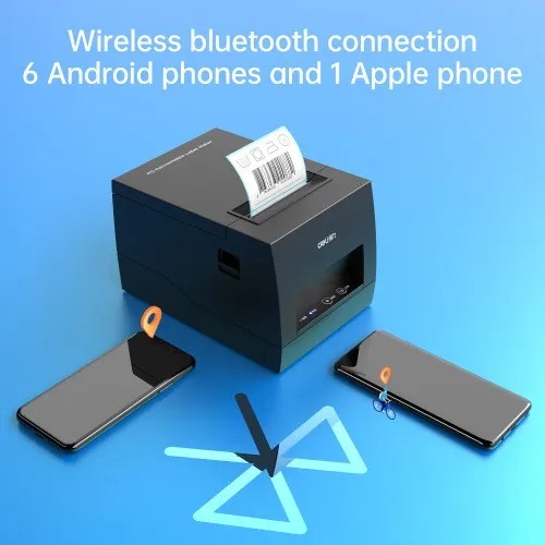 Deli E886BW Receipt & Label Printer