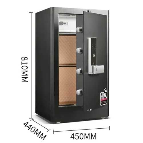 Deli 4117G Fingerprint Password Digital Safe Box / Locker / Vault