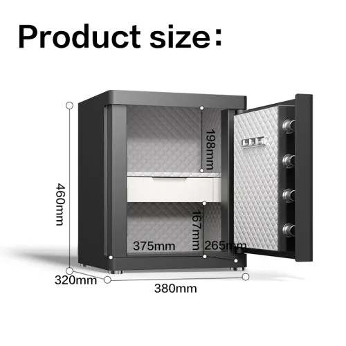 Deli ET593 Fingerprint Password Digital Safe Box / Locker / Vault