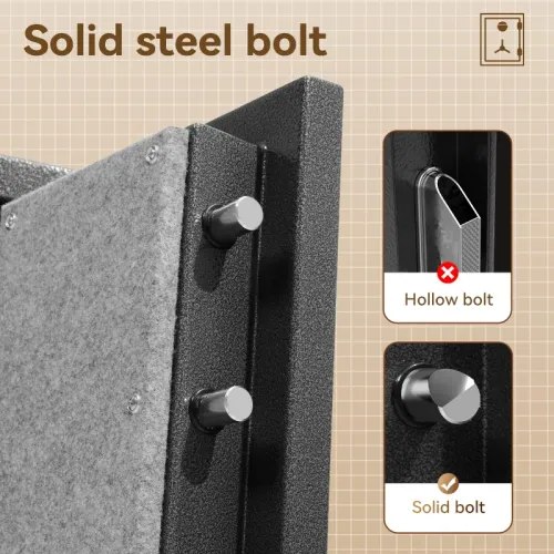 Deli ET601 Fireproof Digital Safe Box / Locker / Vault