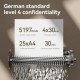 Deli ET099 25 Sheets 31L Paper Shredder