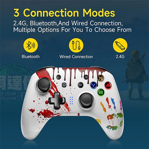 EasySMX Bayard 9124 PRO Tri-Mode Wireless Controller with Dongle 