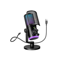 FIFINE AmpliGame AM6 RGB USB Microphone