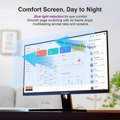 GEESUU BlazeWheel M238GF 23.8 Inch 144Hz FHD VA Gaming Monitor