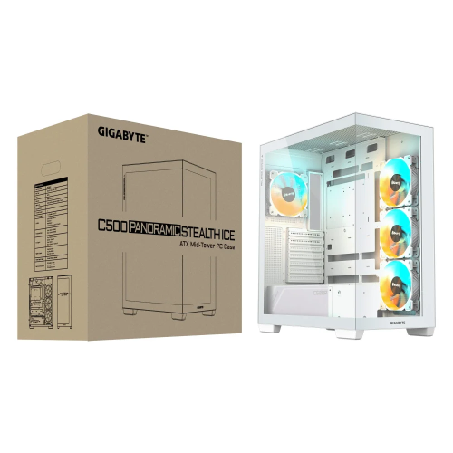 GIGABYTE C500 PANORAMIC STEALTH ICE Gaming Casing
