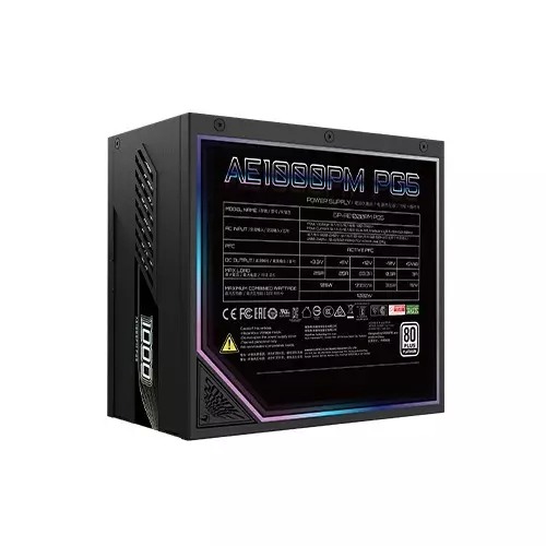 Gigabyte AORUS ELITE P1000W 80 Plus Platinum Modular PCIe 5.0 Power Supply