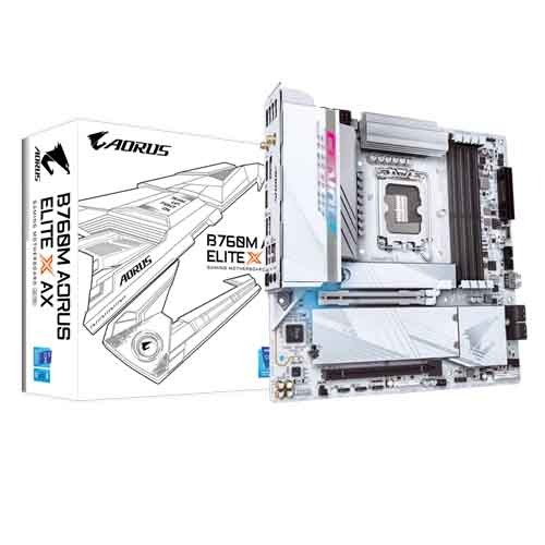 Gigabyte B760m Aorus Elite X AX M ATX Motherboard