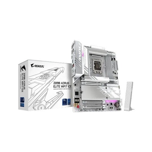 GIGABYTE Z890 AORUS  ELITE ICE WIFI 7 DDR5 MOTHERBOAD