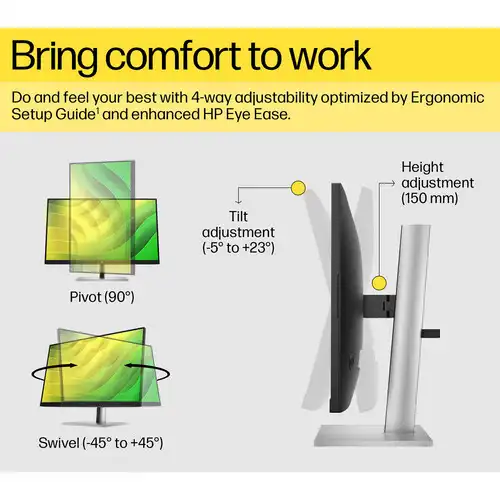 HP E24q G5 23.8 Inch 75Hz IPS QHD Monitor