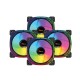 PC POWER IRISH SPECTRUM BK 4 IN 1 F20 ARGB FAN