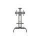 Kaloc KLC-150/B 32-75 Inch Black Adjustable Mobile TV Trolley For IFP