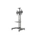 Kaloc KLC-150/B 32-75 Inch Black Adjustable Mobile TV Trolley For IFP