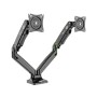 Kaloc DS110-2 17-33 Inch Dual Monitor Arm Gas-Strut Flexi Desk Mount Stand