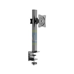 Kaloc DZ100-J 17-32 Inch Black Adjustable Single Arm Monitor Desktop Mount Stand