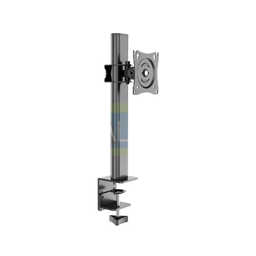 Kaloc DZ100-J 17-32 Inch Black Adjustable Single Arm Monitor Desktop Mount Stand