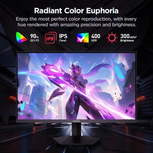 KOORUI G2721P 27 Inch 200Hz 2K QHD 1ms Fast IPS Gaming Monitor